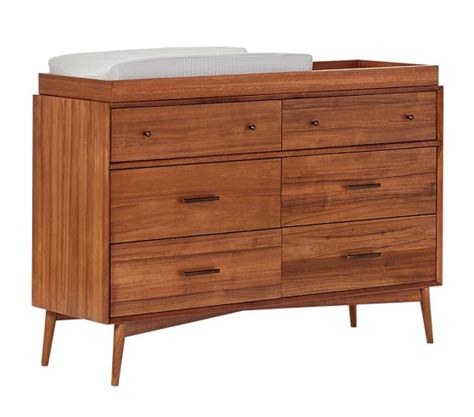 pottery barn changing table|mid century modern changing table.